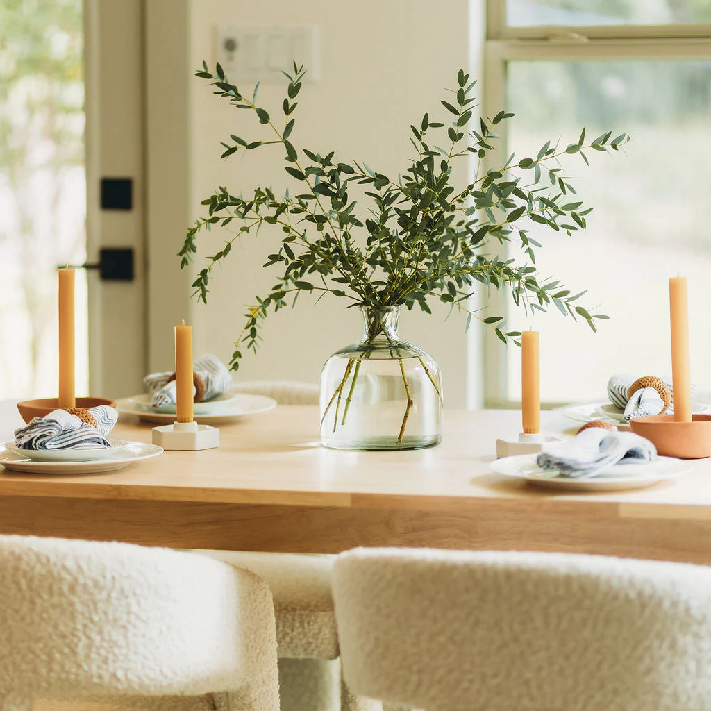 1 x 6 Beeswax Candlesticks - Image 3