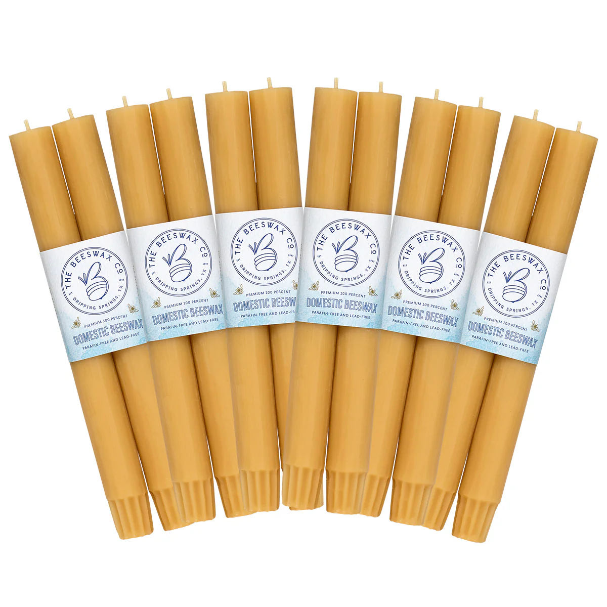 1 x 9 Beeswax Candlesticks - Image 6