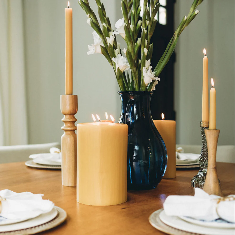 9 Inch Beeswax Tapers - Image 3