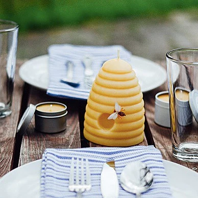 Beehive Beeswax Candle - Image 5