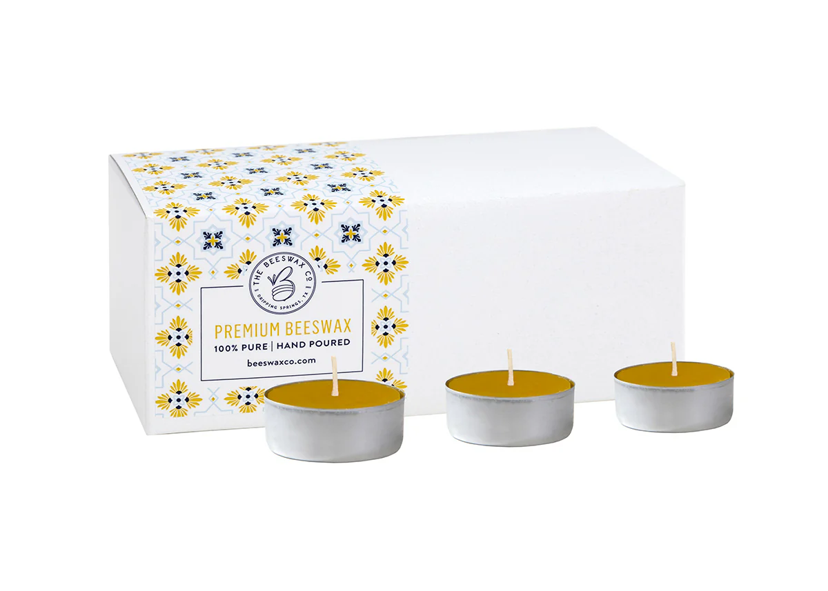 Beeswax Tea Light Candles - Image 5