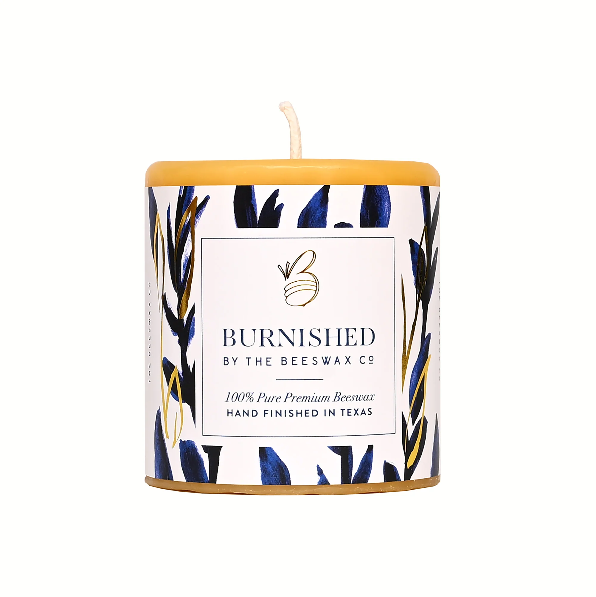 Burnished Beeswax Pillar Candles - Image 4