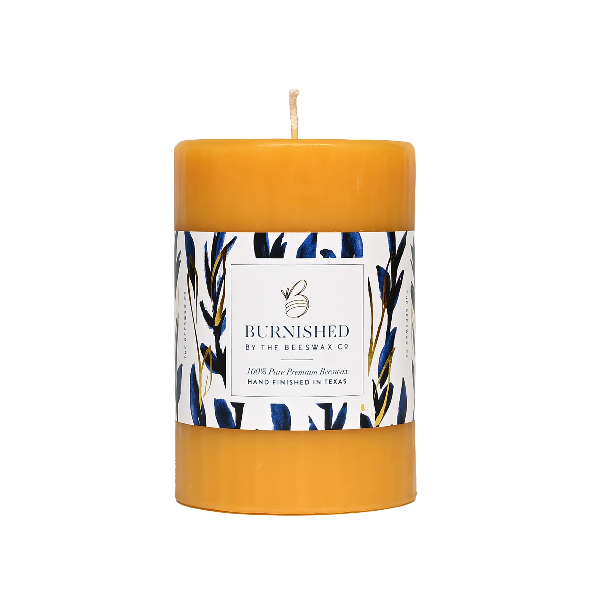 Burnished Beeswax Pillar Candles - Image 5