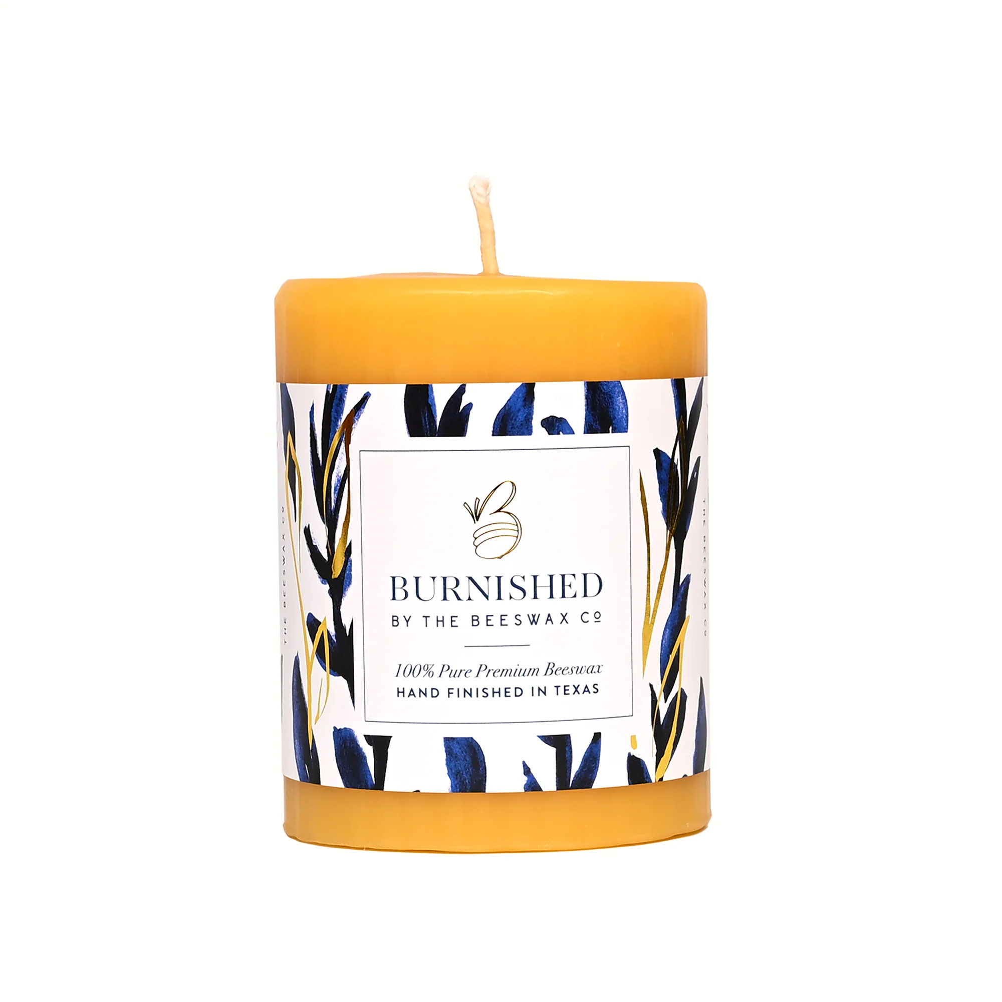 Burnished Beeswax Pillar Candles - Image 7